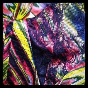 Satin Hot Dress with lace